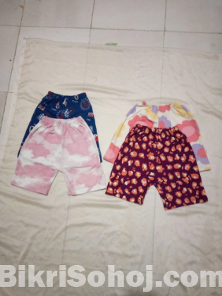 kids & boys all over printed 8 pis half pant